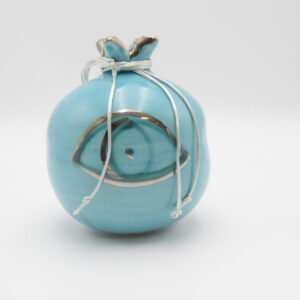 Ρόδι μάτι τυρκουάζ μεγάλο