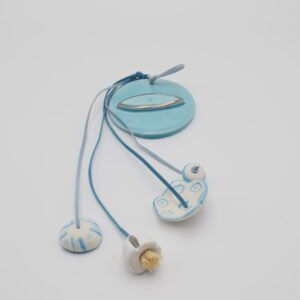 Μάτι τυρκουάζ στρογγυλό μεγάλο